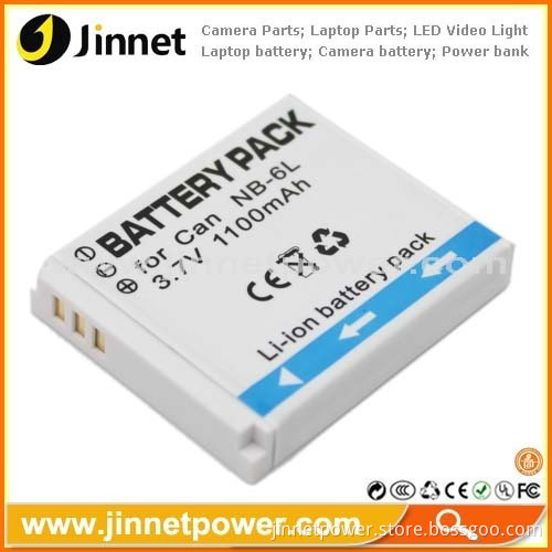 1100mah White Nb-6l Nb6l Camera Battery For Canon With High Quality